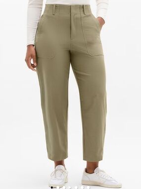 🆕 Athleta Skyline High Rise Barrel Leg Pant - Olive Branch - 10